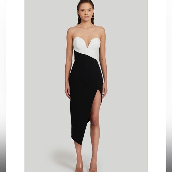 AMANDA UPRICHARD SOIRÉE ASYMMETRICAL DRESS - Picture 5 of 17